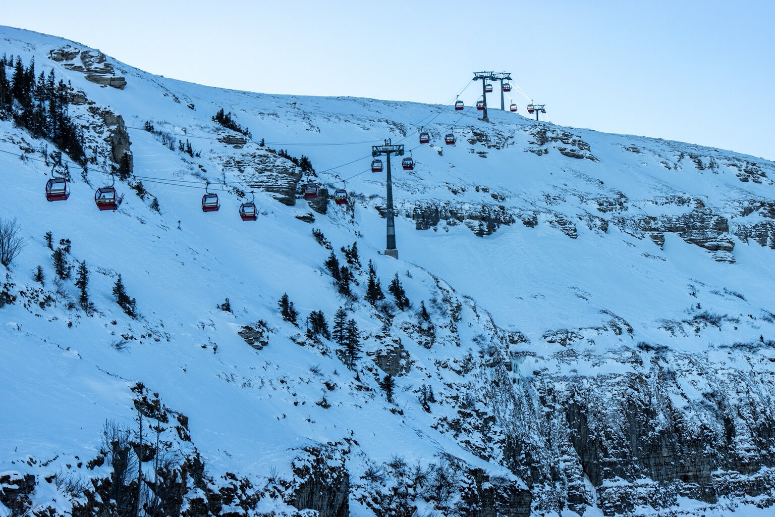 Auch die EUB hat eine exponierte Trasse.