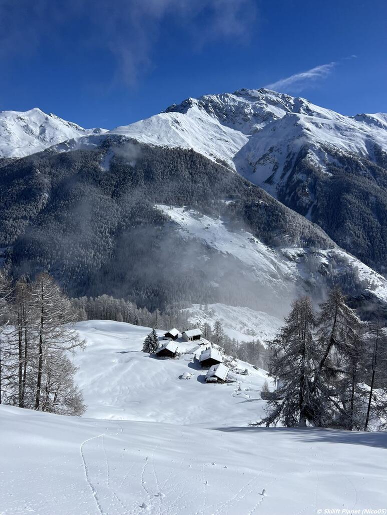 Ehemalige schwarze Talabfahrt