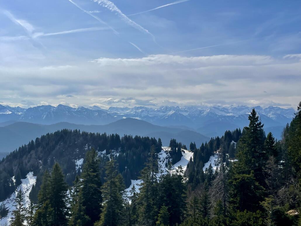 Die Aussicht hier ist top.