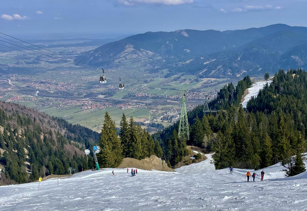 Schick! Aber der Schnee ist nicht mehr zu gebrauchen.