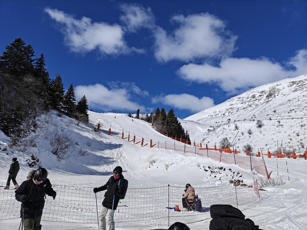 Strahlender Sonnenschein zu Beginn des Tages