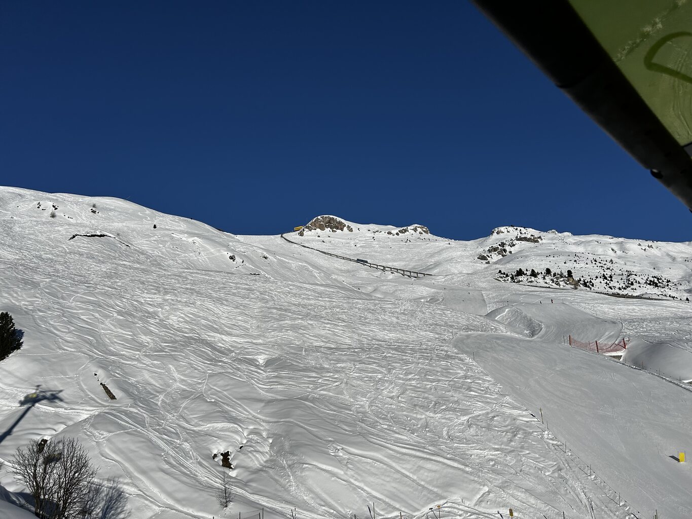 Salastrains gabs für uns die ersten Wartezeiten überhaupt in St.Moritz. Auch Randolins waren mehrere unterwegs.