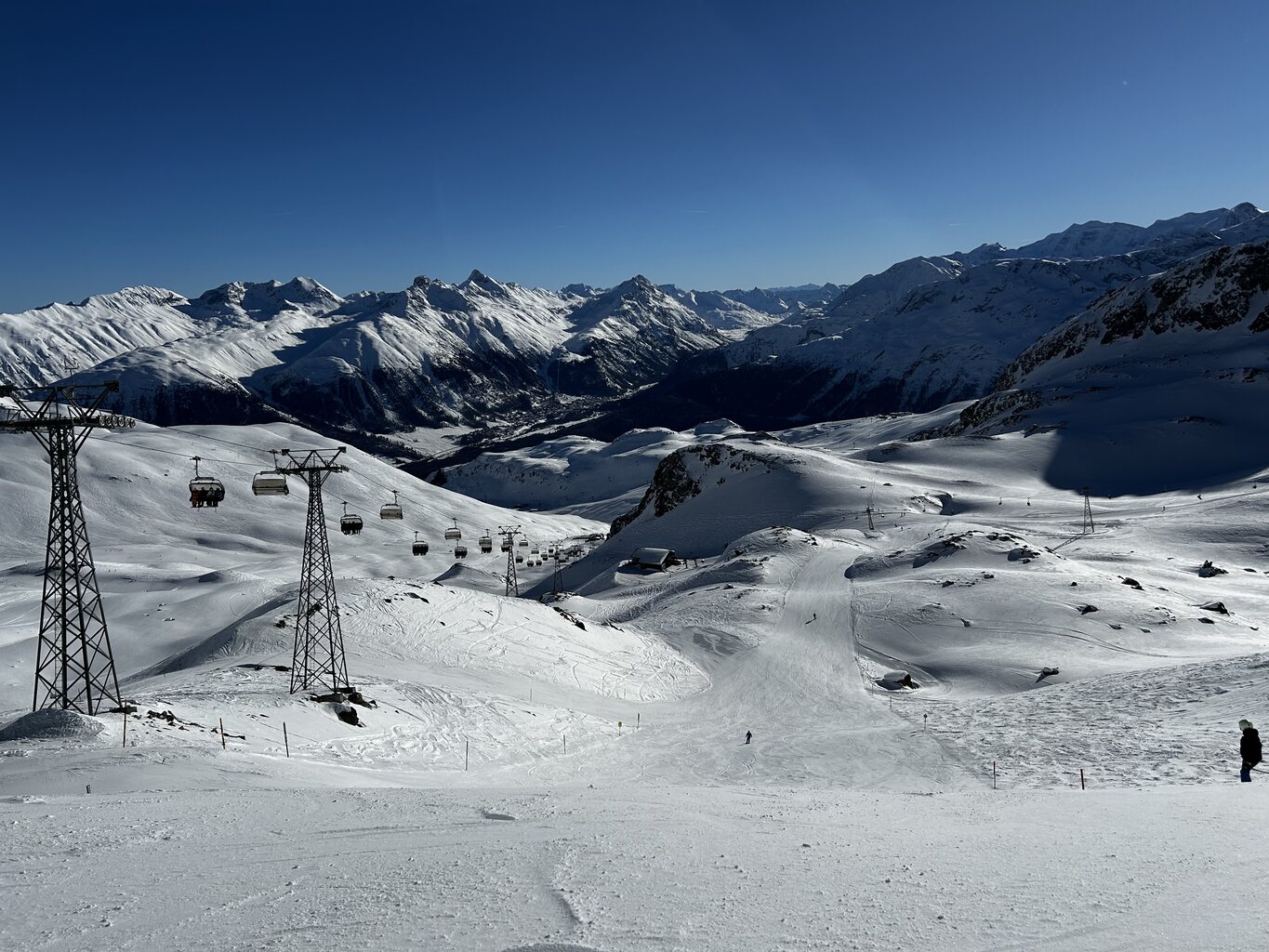 Sehr schöne Piste am Glüna