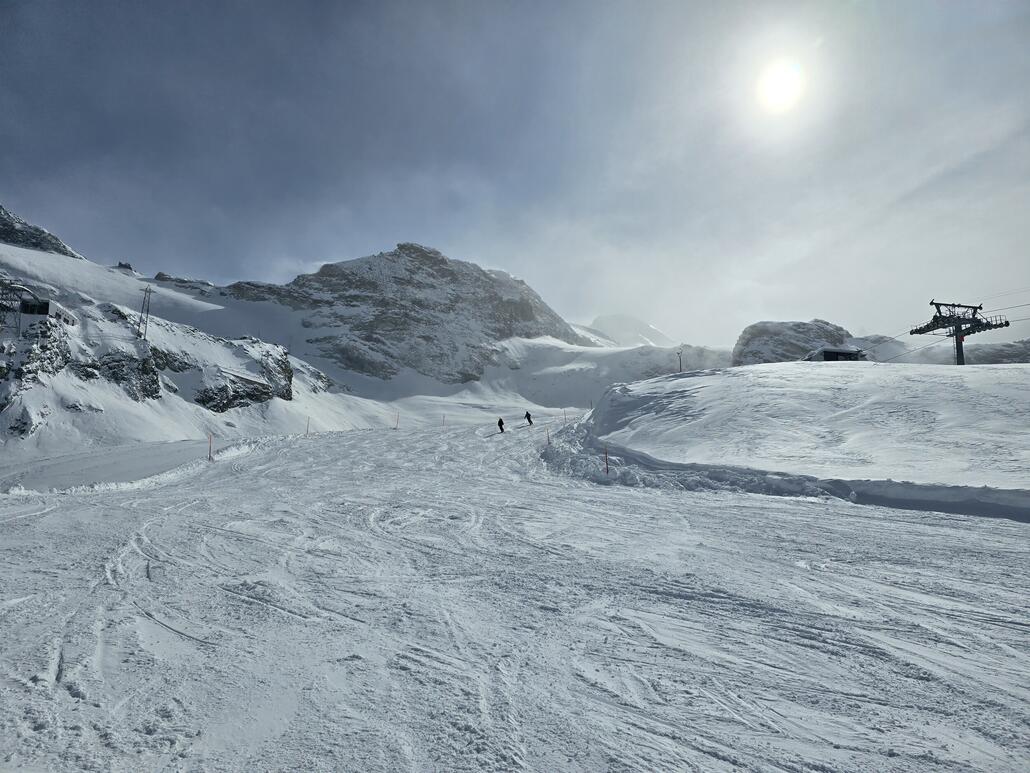 Auf Morenia dann bestes Wetter.