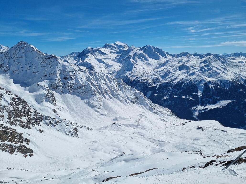 Panorama vom Mont Gele. Hier komme ich nicht allzu oft hin
