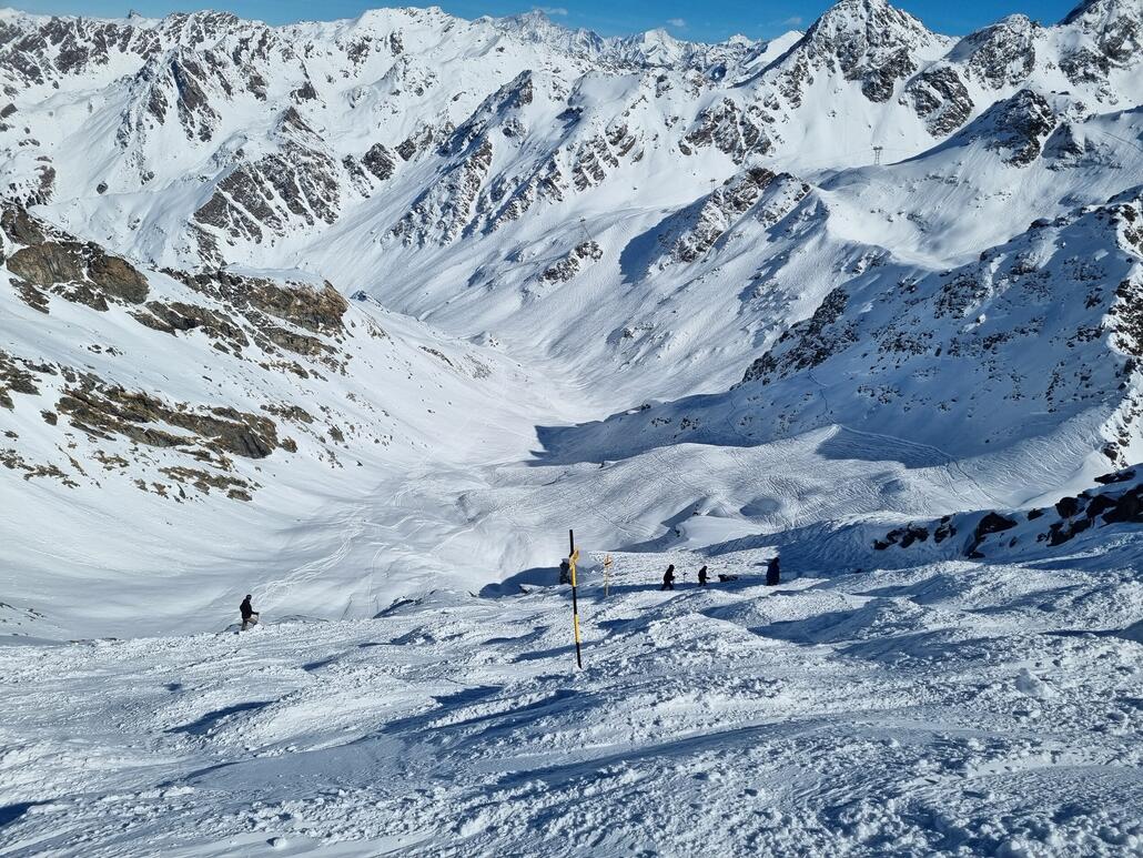 Route oben noch ansatzweise fluffig