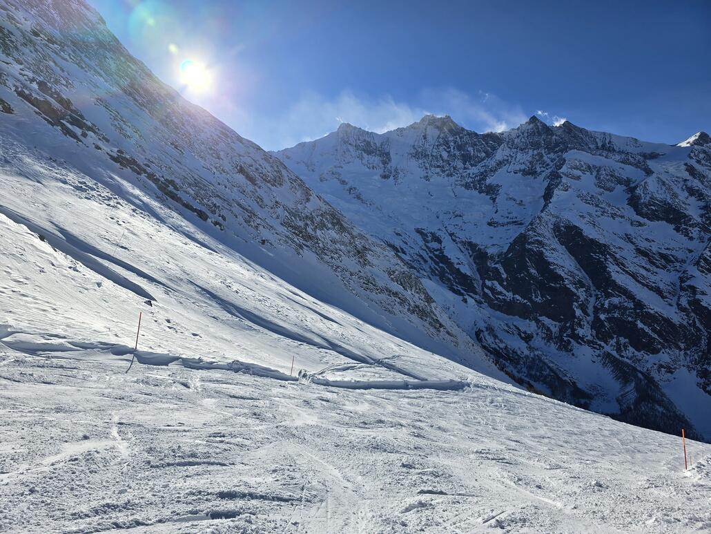 Kurz nach 16:30 auf der letzten Fahrt des Tages am Plattjen