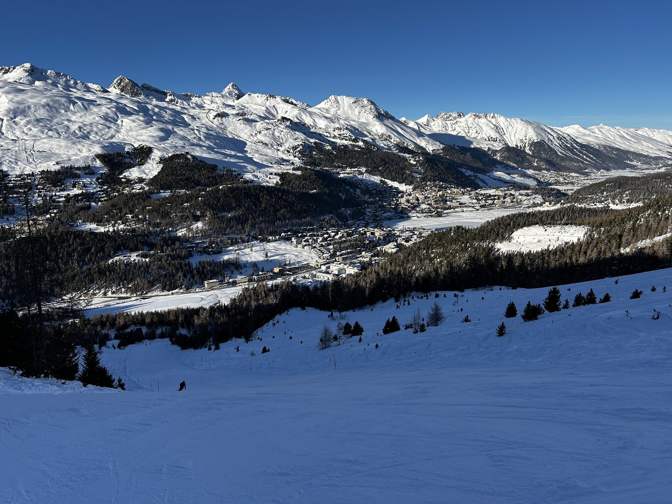 Auf der Hahnenseepiste gabs teils kleine Steine, aber verständlich bei dem Gelände.