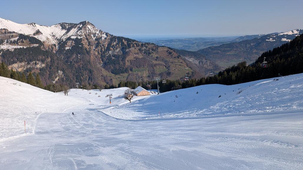 An manchen Stellen gibt es ein paar Absätze in der Präparierung aber ansonsten gut zu fahren