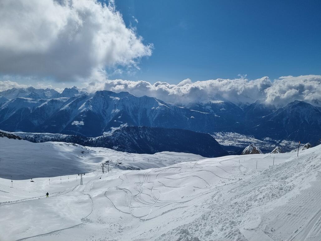 Direkt hoch zum Tunnel