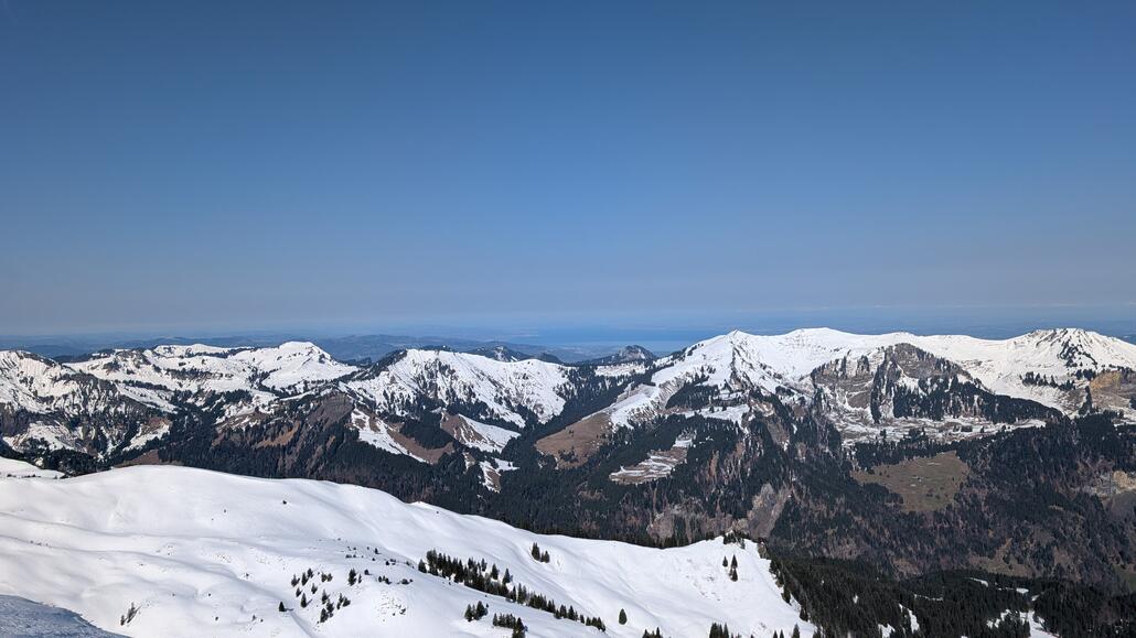 Blick zum Bodensee bei Bregenz