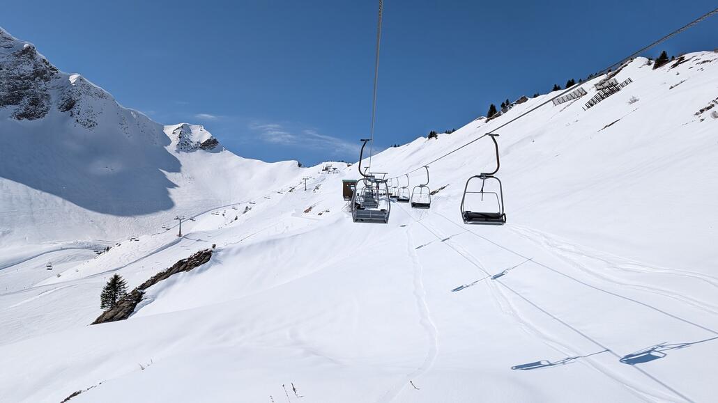 Angekommen an der Bergstation