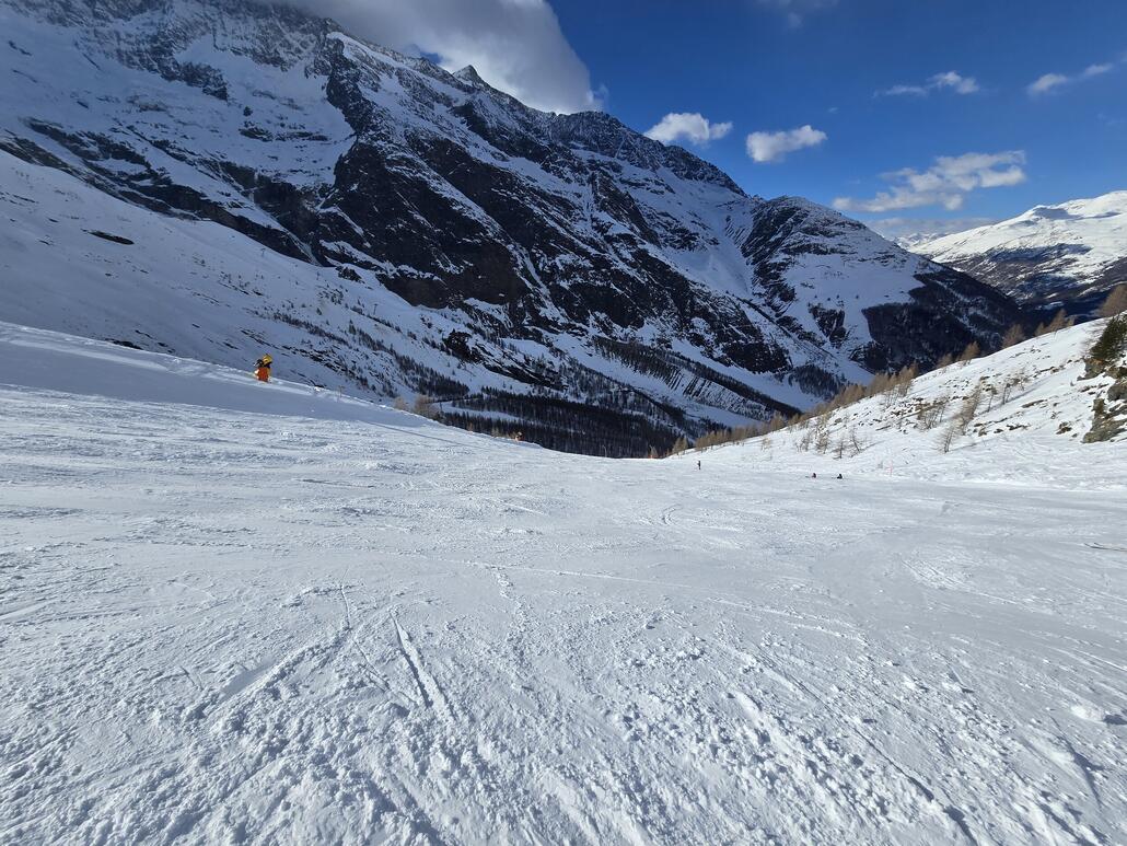 Talabfahrt am Abend: Deutlich weniger Haufen als gestern.