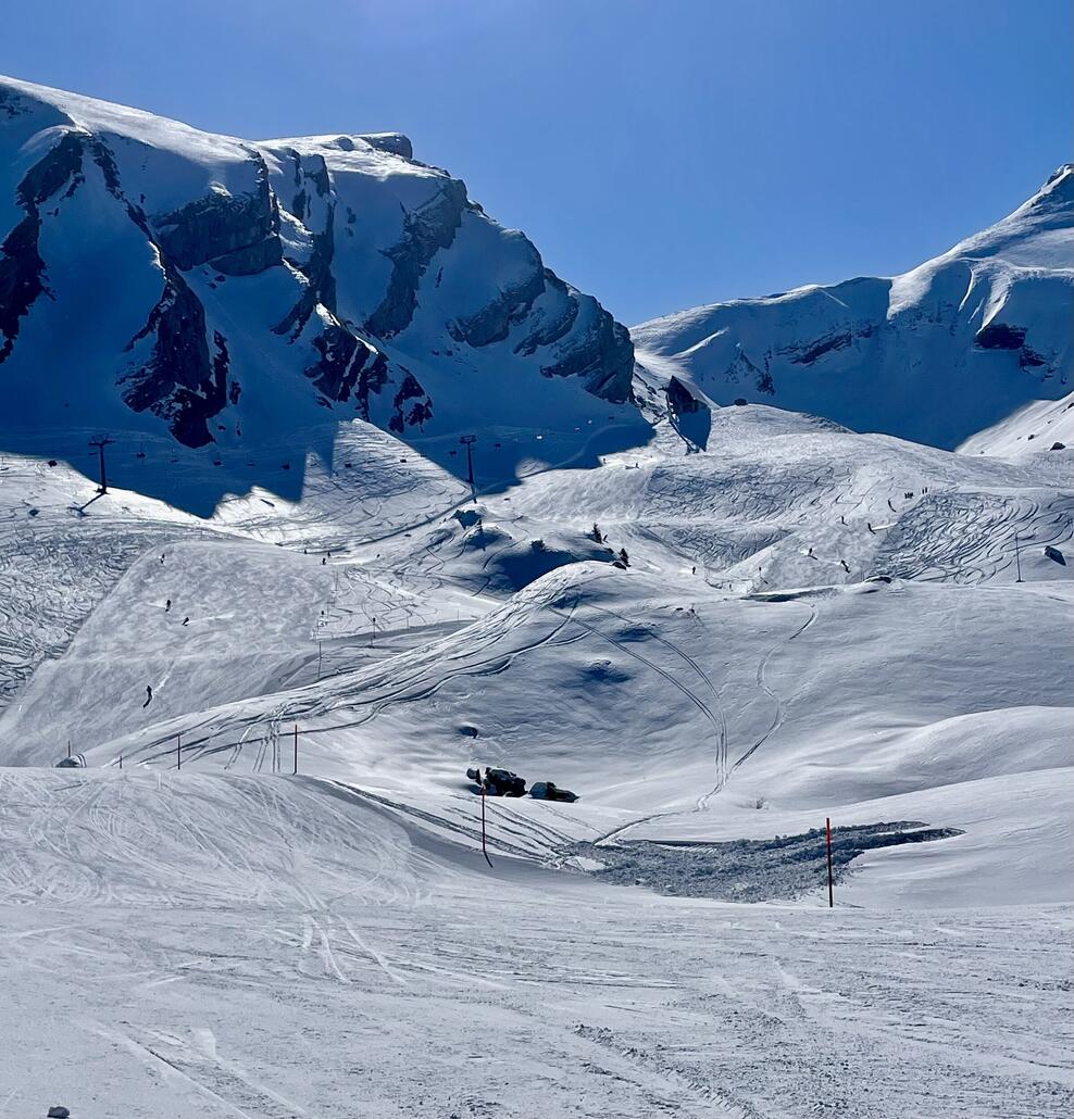 Traumhaft und nun solls bald vorbei sein? Versteh ich nicht, hier auf der Klewenalp ist noch Hochwinter.