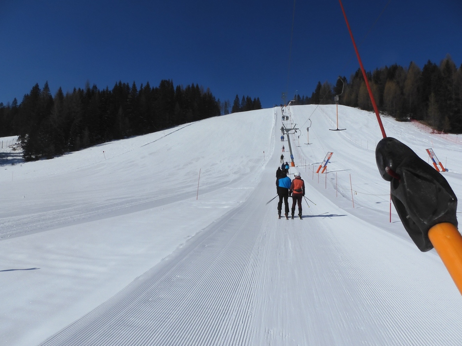 Bergfahrt mit dem Sonnkogellift