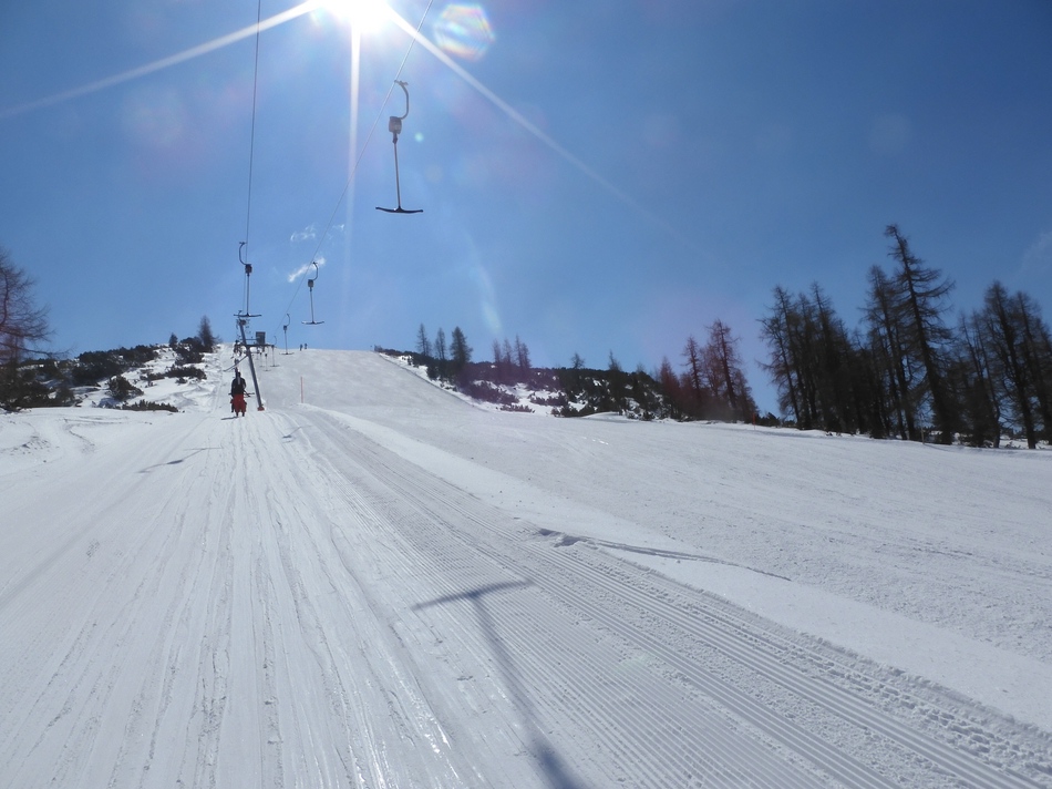 Bergfahrt mit dem Panoramalift