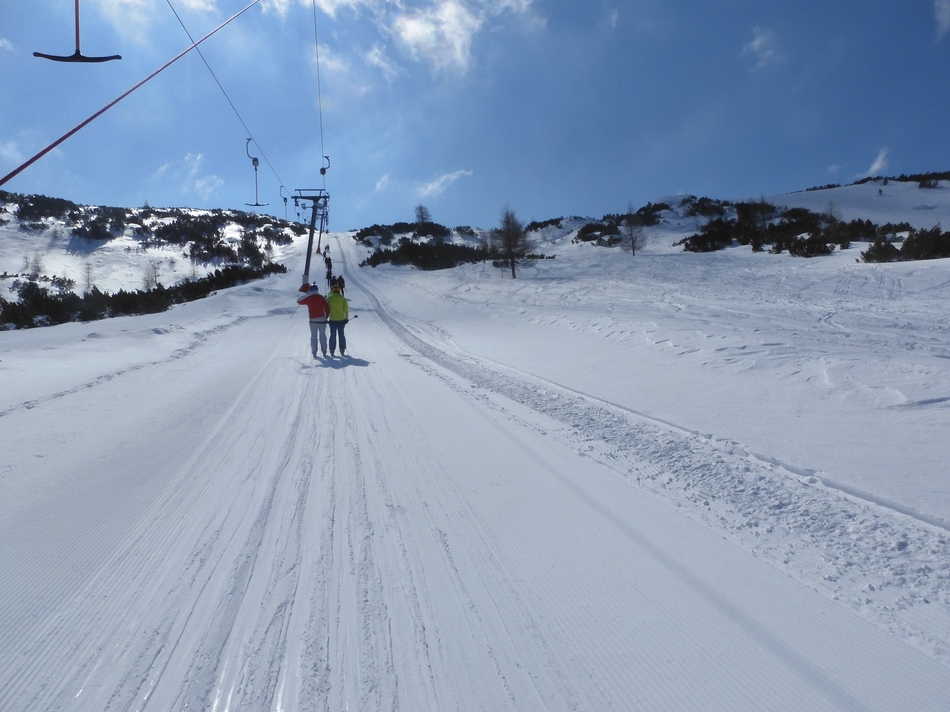 Bergfahrt mit dem 2000er-Lift