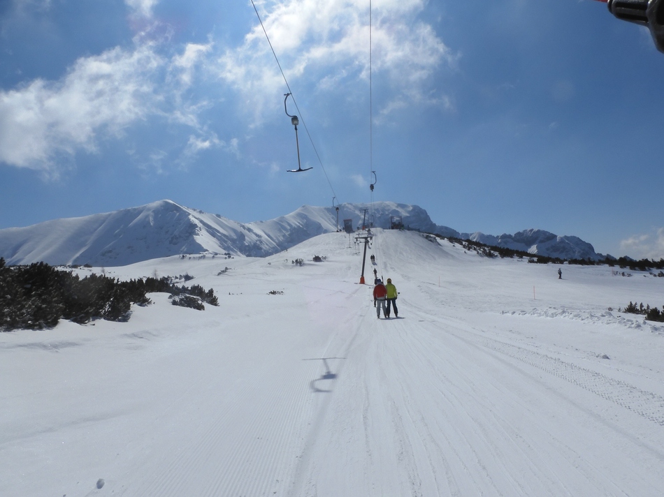 Die selbe Bergfahrt weiter oben.