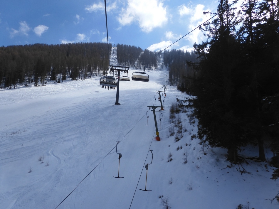 Hössexpress kreuzt Lärchenlift