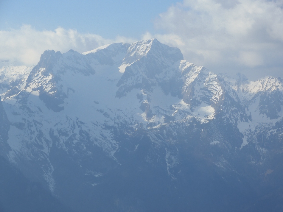 Schönes Panorama bei der Bergstation.