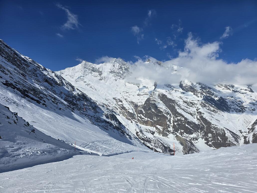 Auf Plattjen gegen 10:30. Es beginnen sich erste Wolken zu bilden.