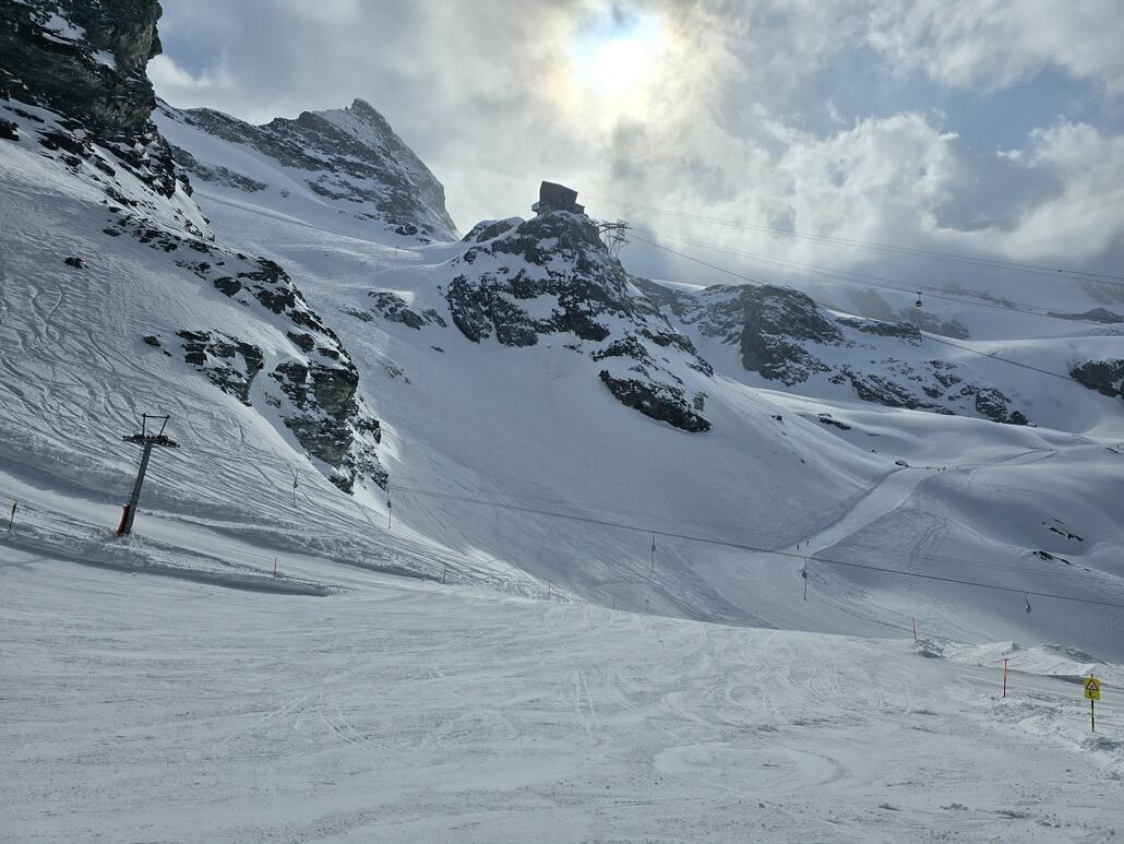 Am späteren Nachmittag kam am Egginerjoch nochmals die Sonne hervor.