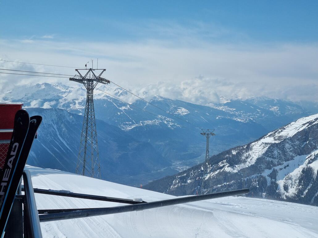 Auch hier meine Lieblingspiste beim vorigen Besuch zur Mittelstation der Gondel leider gesperrt. :(