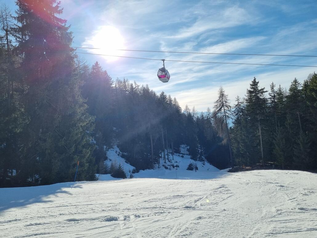 Talabfahrt unten natürlich sulzig, aber weit weg von verbuckelt