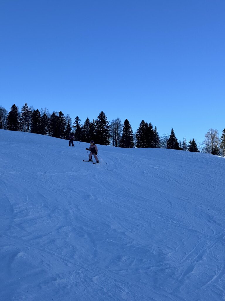 Hauptpiste oben, guter Zustand