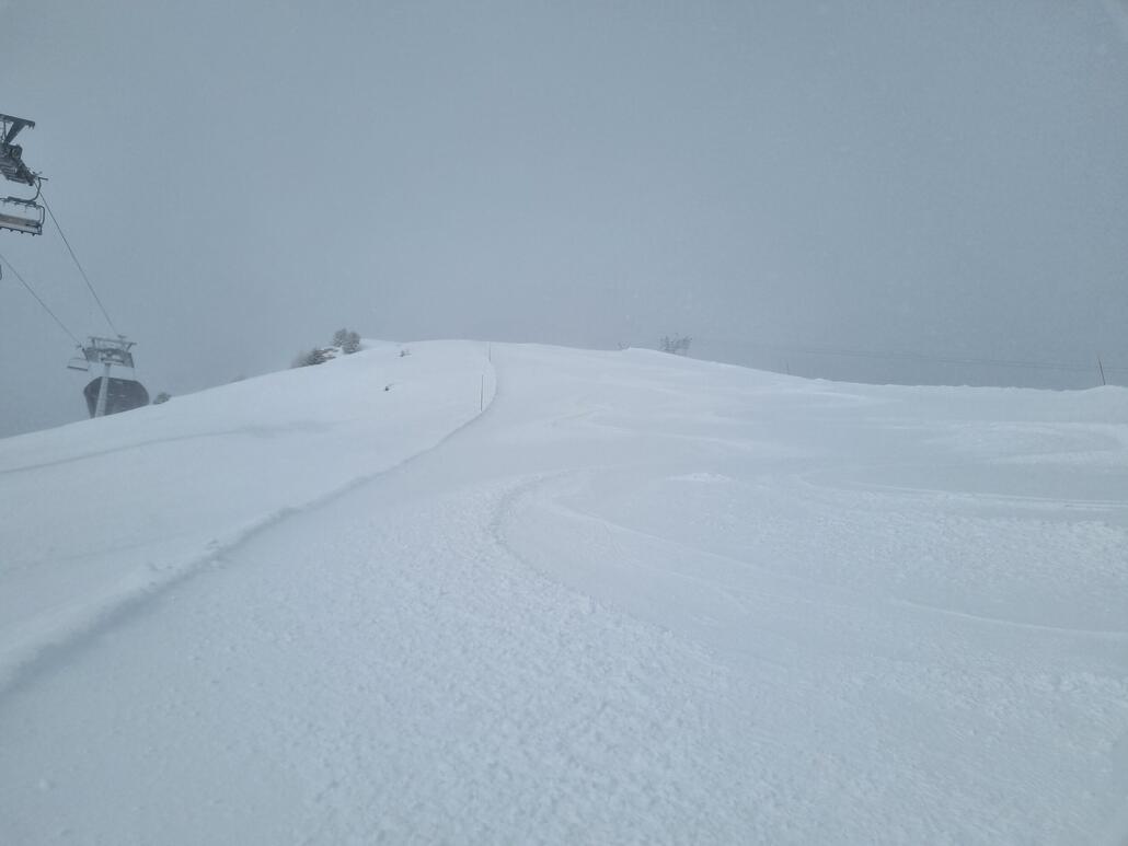 Piste am Mont Major war toll auf den ersten Abfahrten