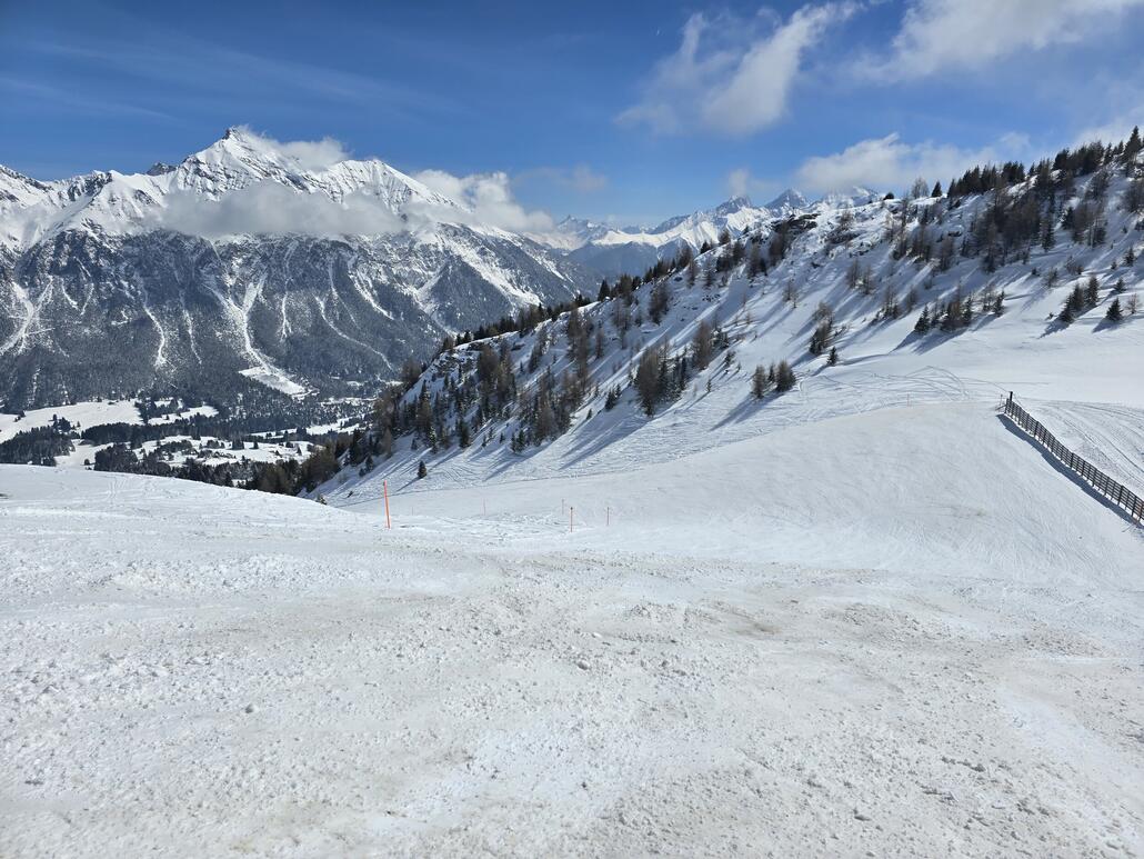 Schäfermulde ist oben etwas braun, sonst aber noch sehr gut zu fahren