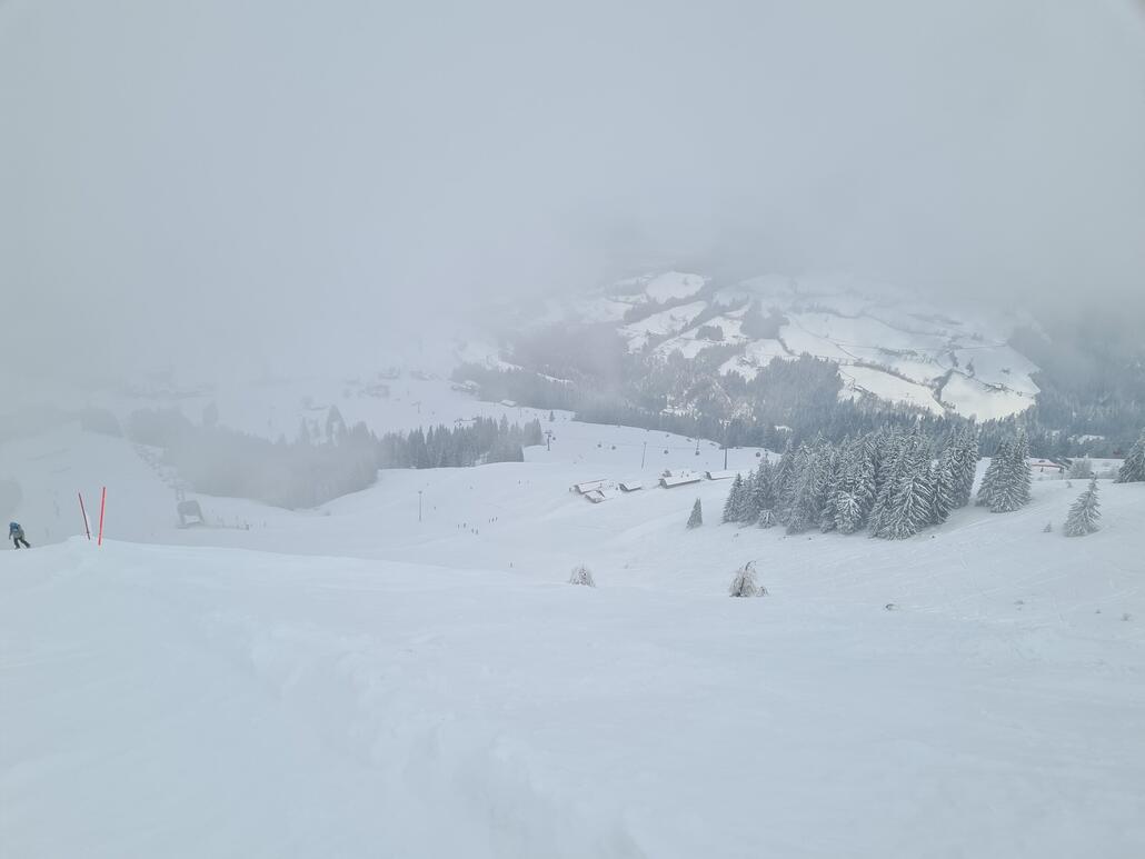 Die Salve und Hochsöll hing in einer Wolke