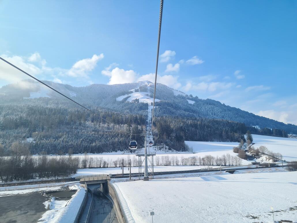 Das Brixental wieder schön winterlich