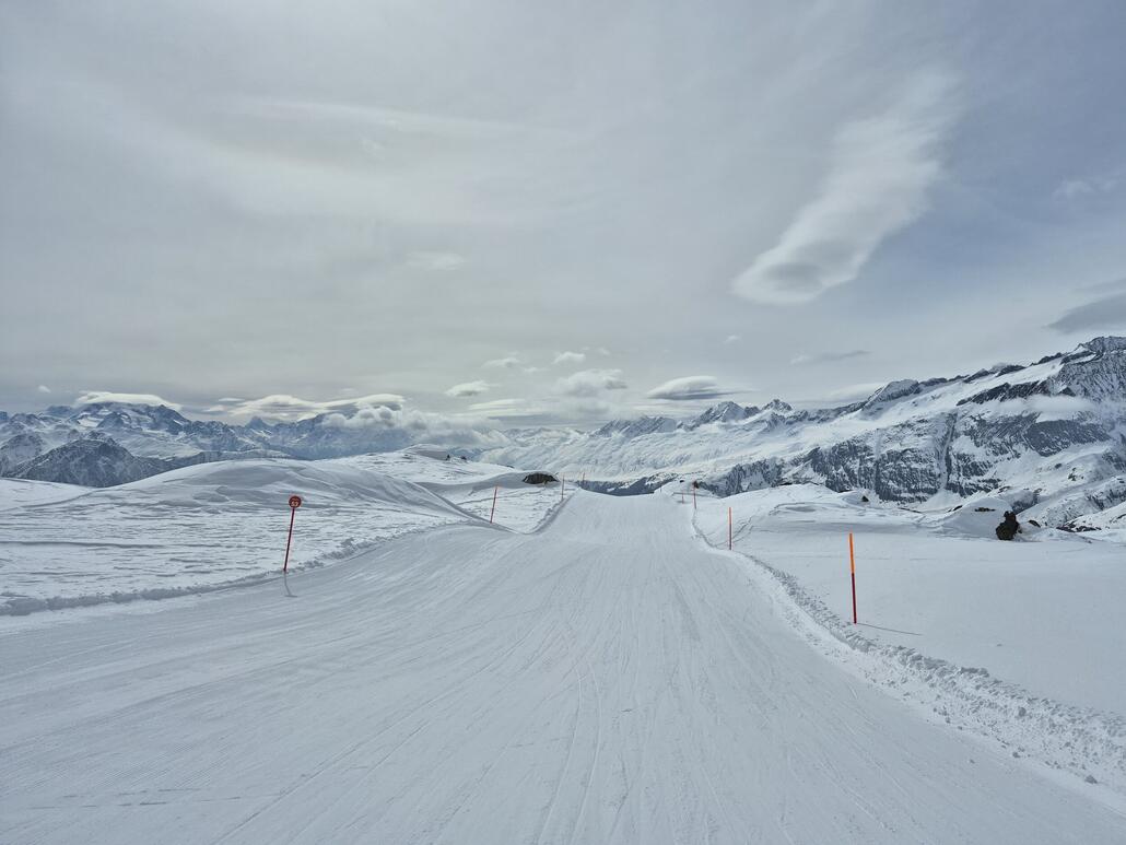 Also ab auf die Aletschpiste