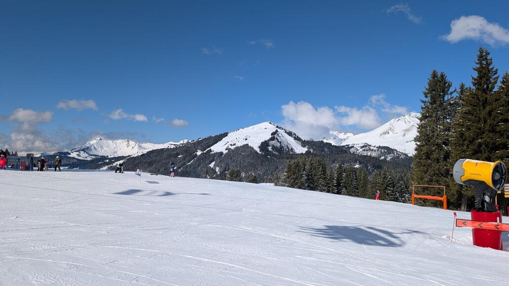 Der Mont Cherry im Hintergrund ist das Ziel heute