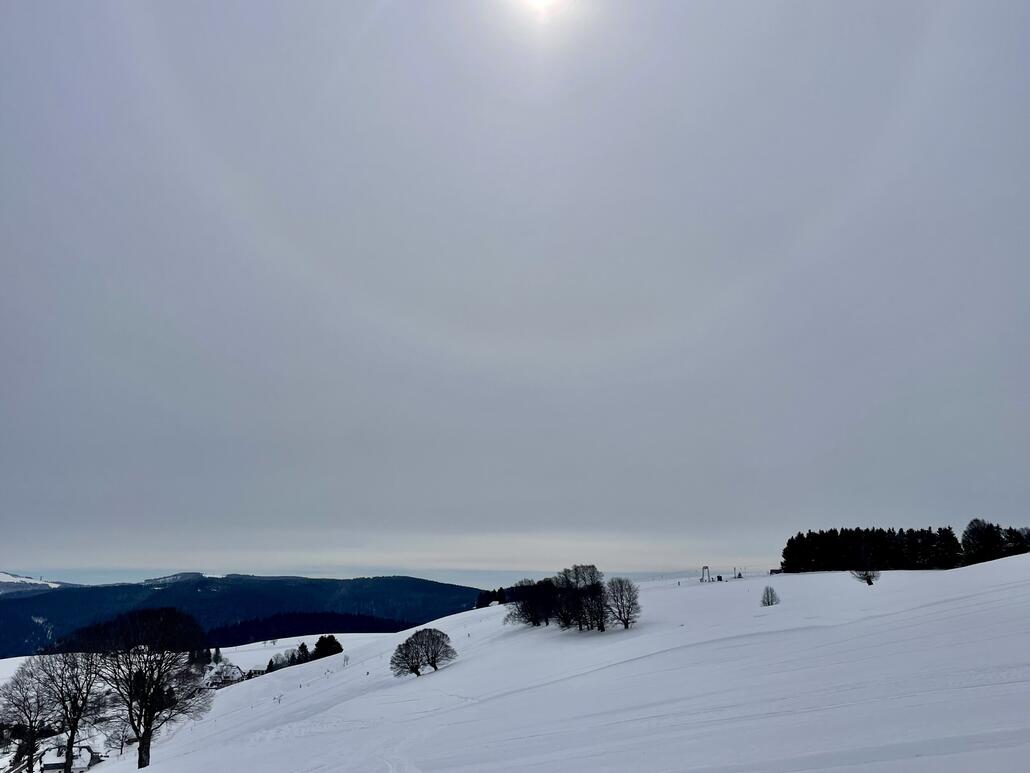Das Wetter war durchgehend bedeckt, mit durchdrückender Sonne.