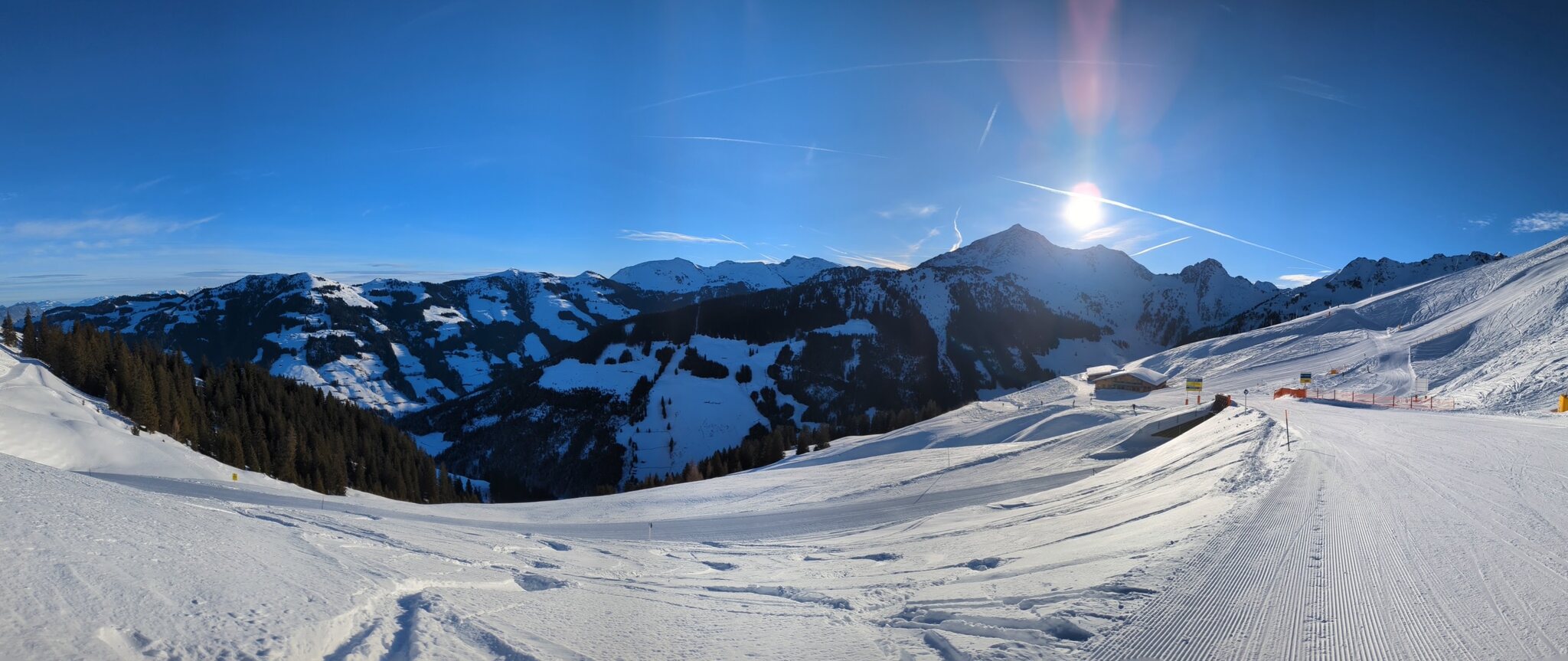 Auf dem Weg zur Hornbahn