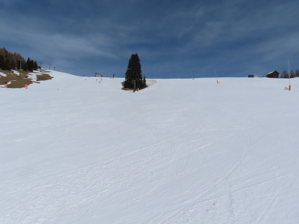 Piste im "Blauen Meer" von Alta Badia