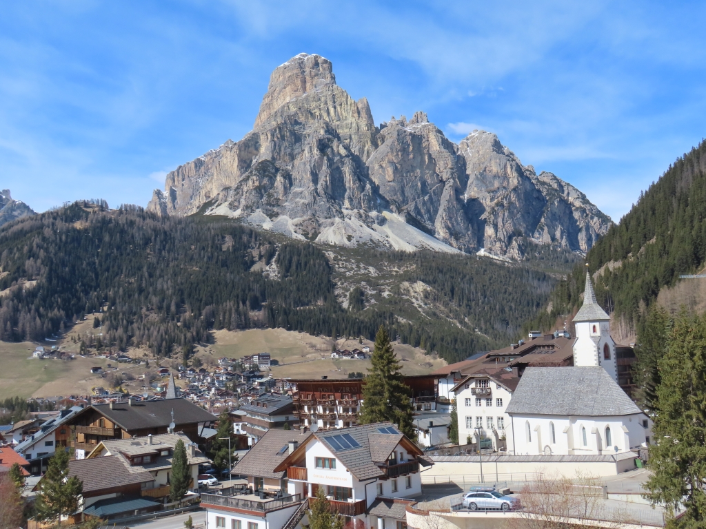 Sassongher über Corvara