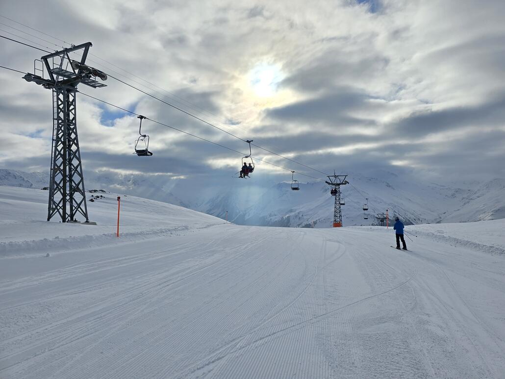 Bereits bei der 2. Fahrt kommt die Sonne hervor