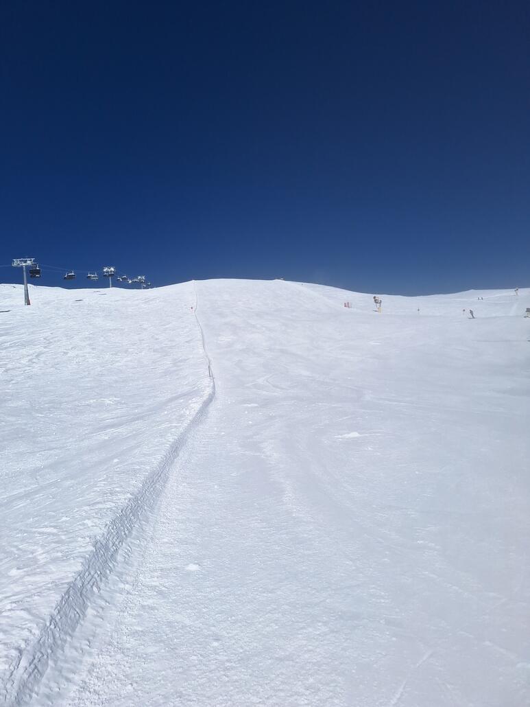 Piste an der Sesselbahn Altavista