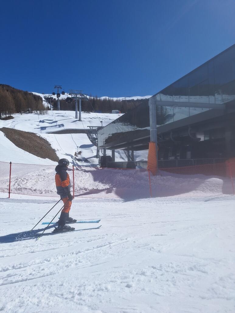 Sehr gelungene neue Gondelbahn Mottolino