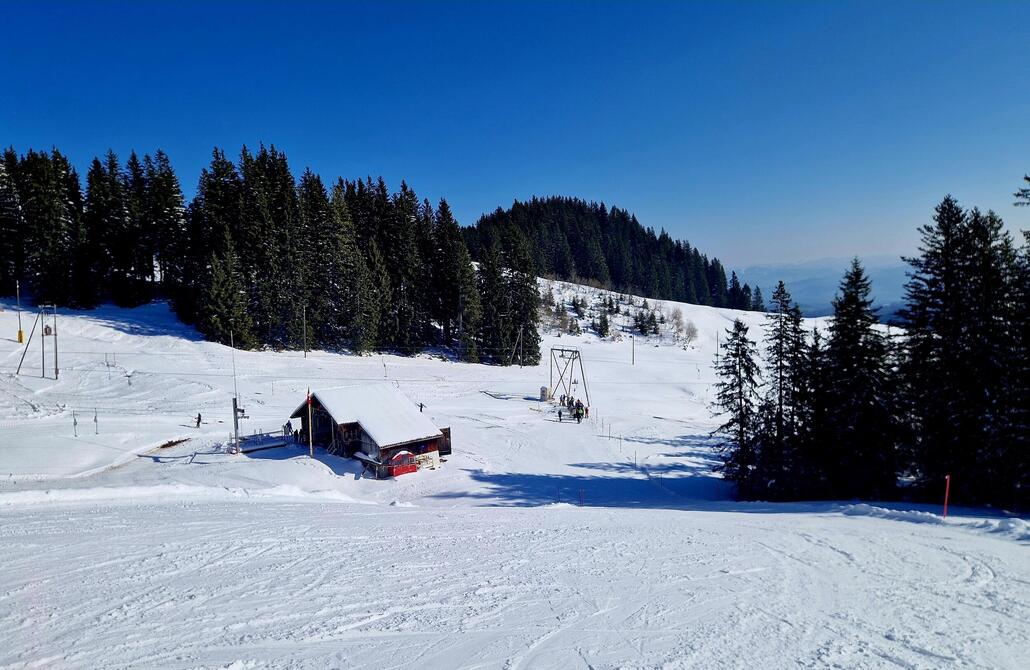 Zwischeneinstieg beim Gäggerlift und Talstation Selitallift