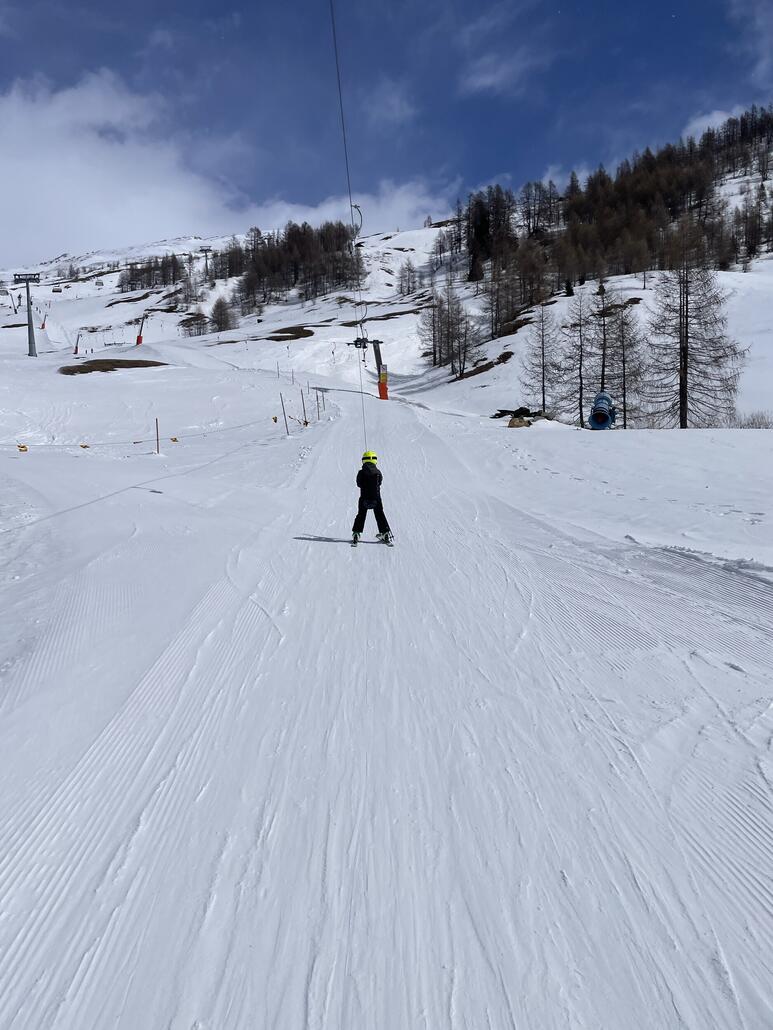 SL mit Kurve an der Fleißalm