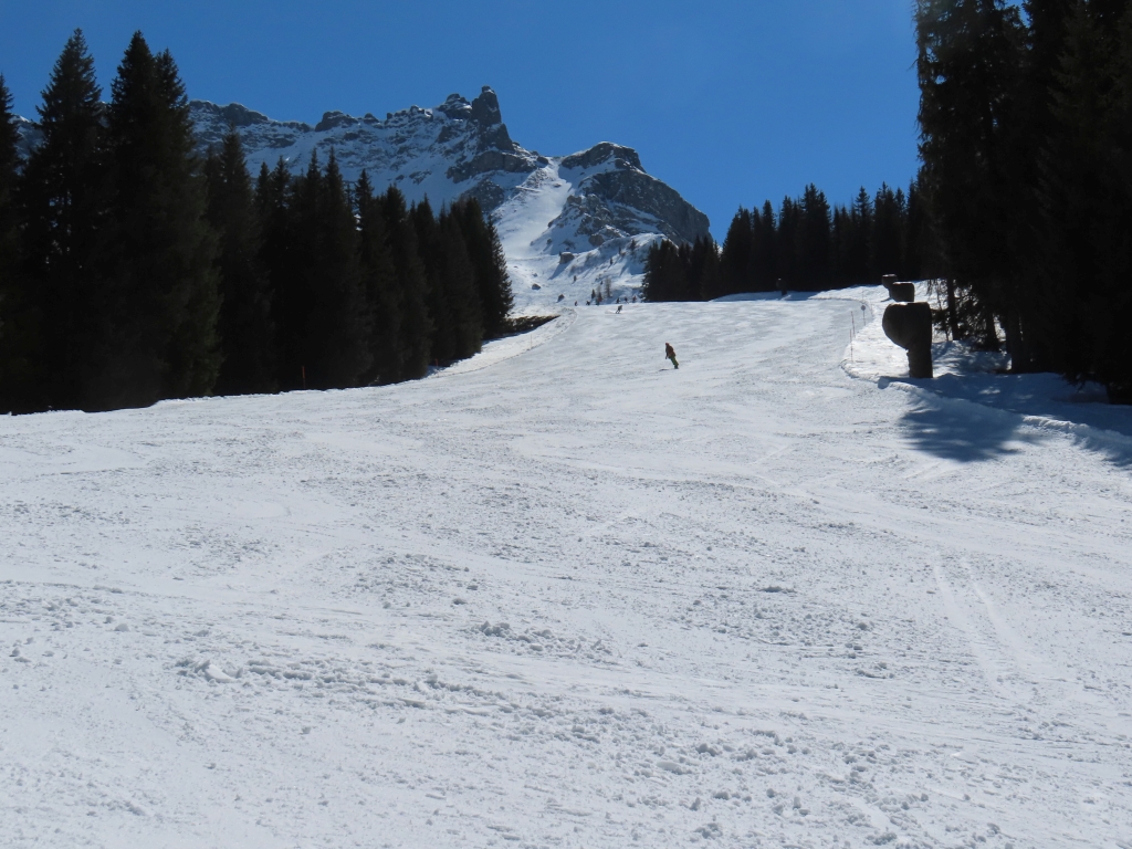 Fodoma-Piste etwas tiefer