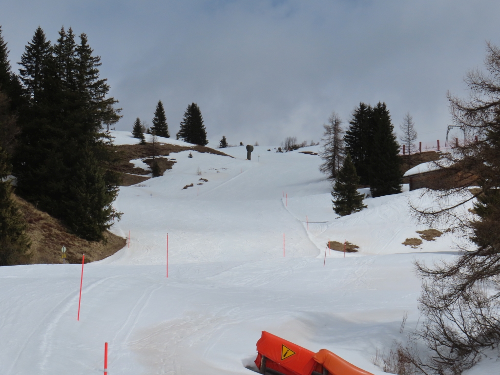 Piste im Bereich Pralongia