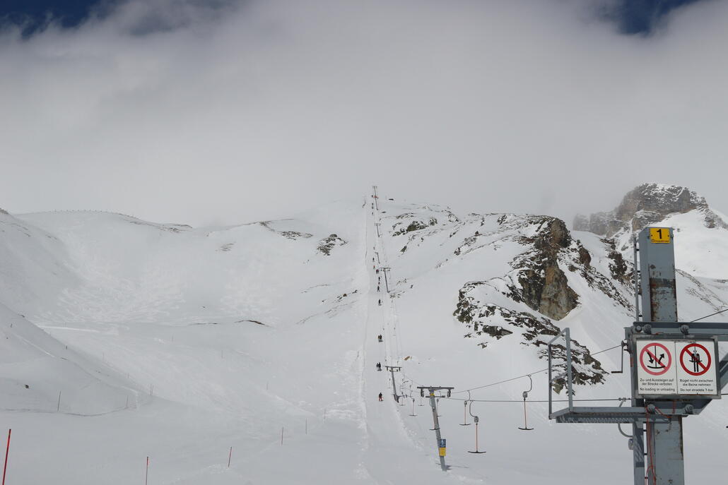 SL Viehbühel so cool in die Landschaft integriert mit zwar kurzer aber toll gelegener Piste!