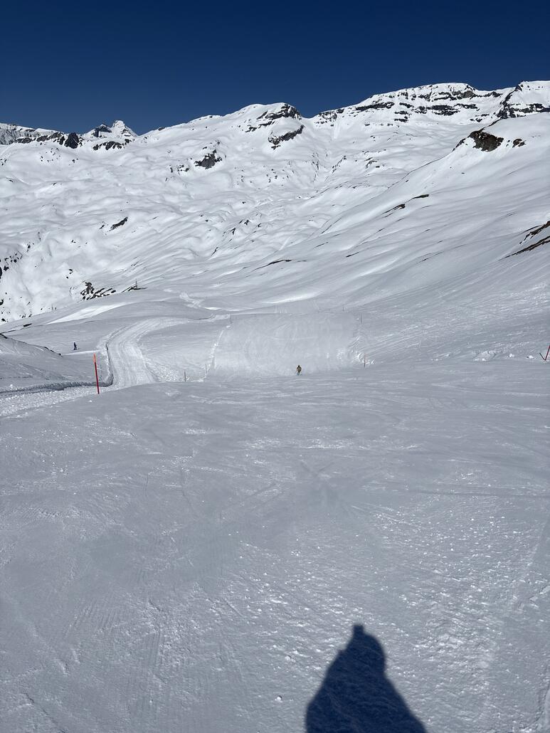 Die 44, oben super, der Schlussteil zerfahren.