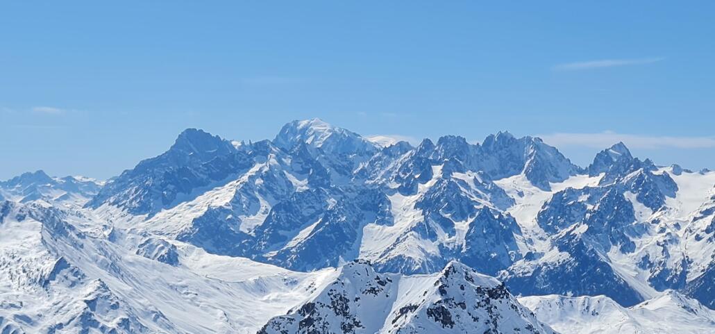 Das gesamte MontBlanc Massiv