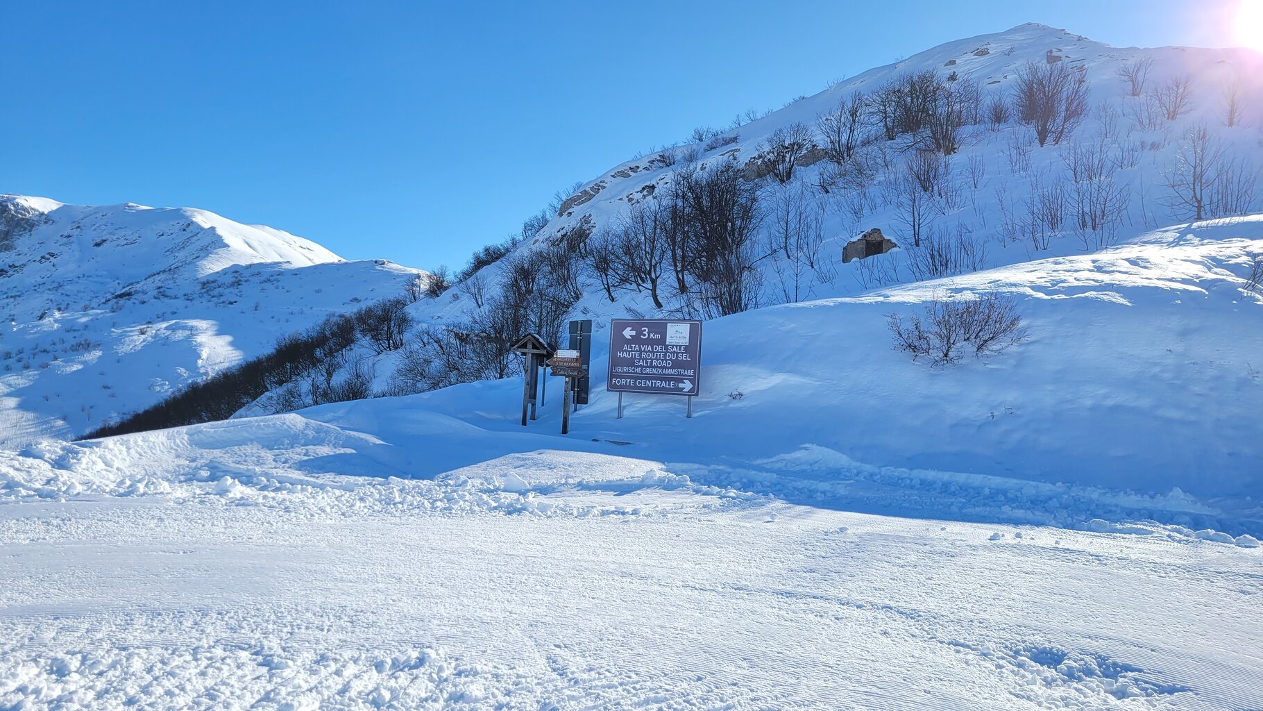 ligurische Grenzkammstrasse